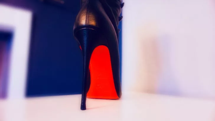Prada High Heel Lady Black/red