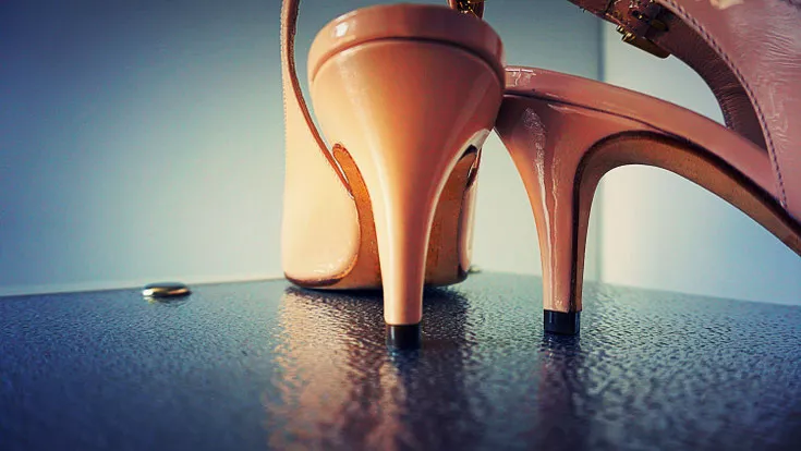 Eleganter Damenschuh taube