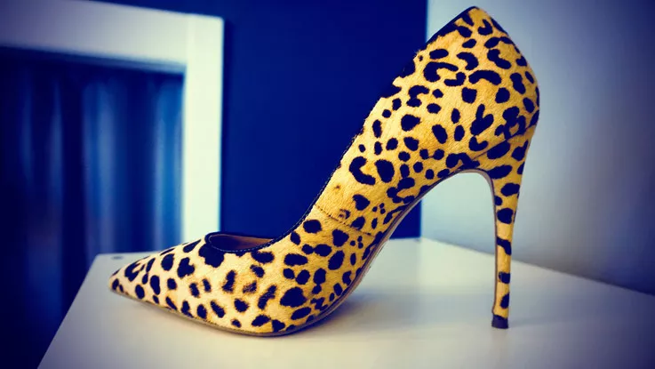Damen Higheel Animalprint