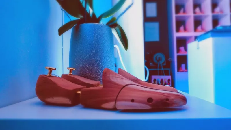 3 teilige Schuhspanner aus Zendernholz 2020